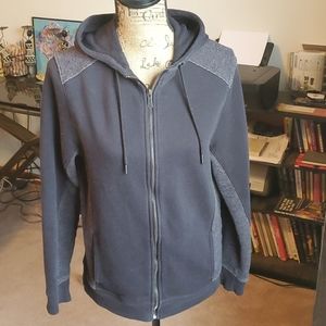 Apt. 9 size small black/grey zip up hoodie